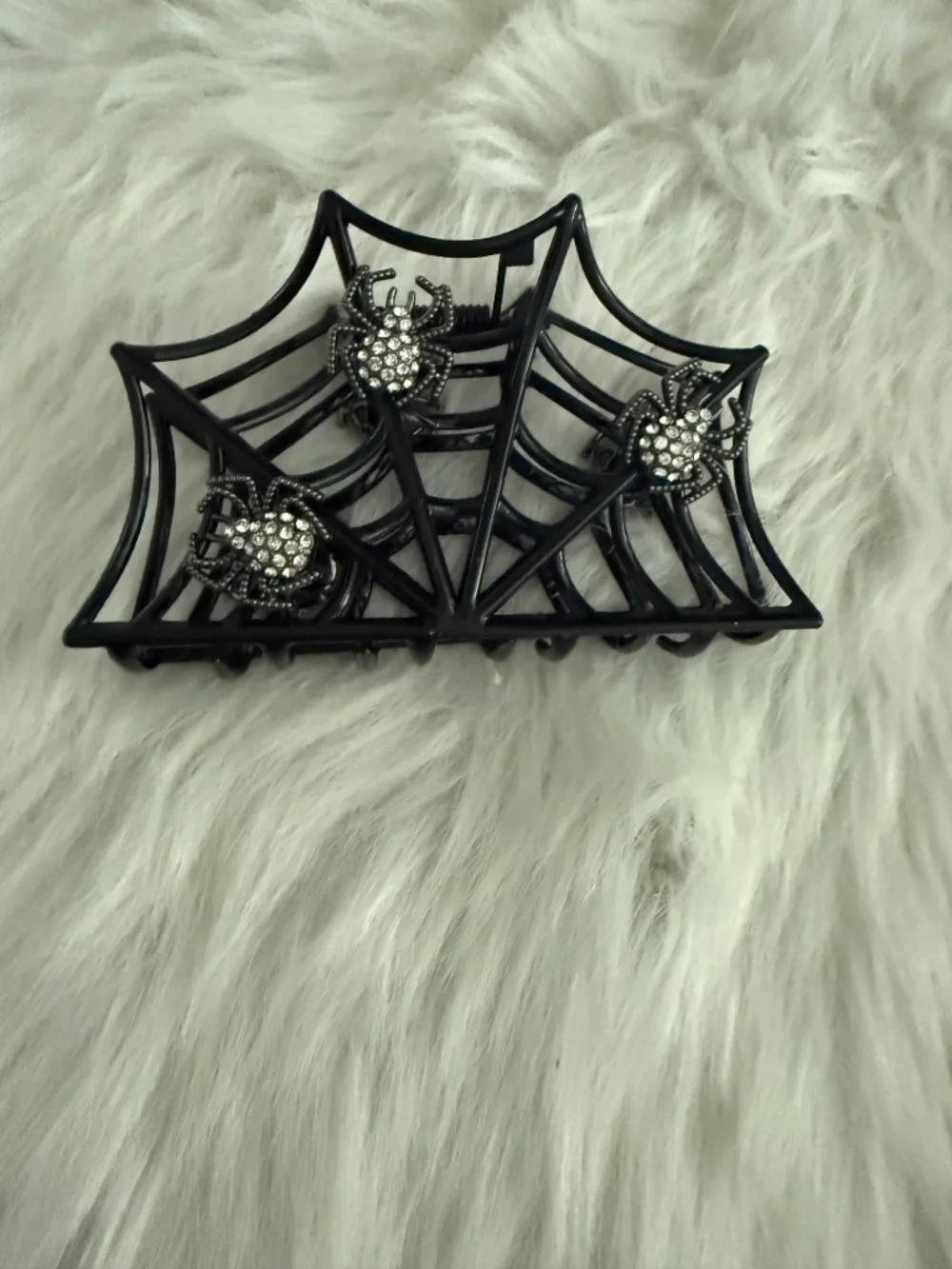 Piper K Black Spider Web Hair Clip